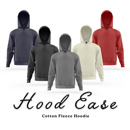 Hood Ease - Cotton Fleece Pullover Hoodie